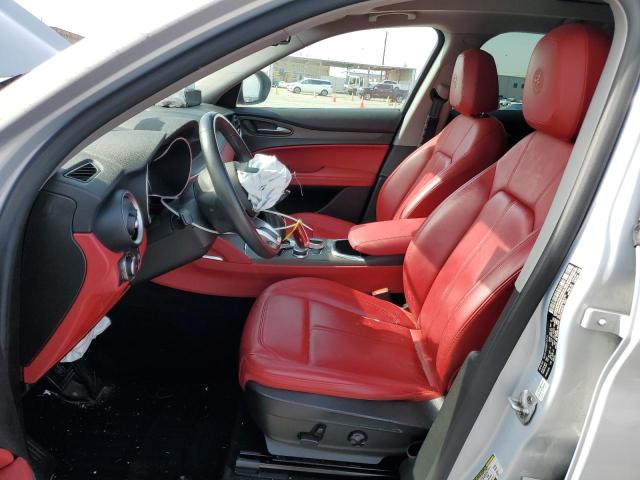 ZASPAKBNXM7D13772 - 2021 ALFA ROMEO STELVIO TI Արծաթագույն լուսանկար 7