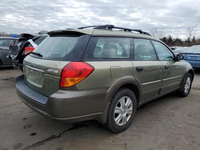 4S4BP61C757391240 - 2005 SUBARU OUTBACK OUTBACK 2.5I GREEN photo 3