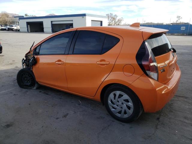 JTDKDTB31G1128760 - 2016 TOYOTA PRIUS C ORANGE photo 2