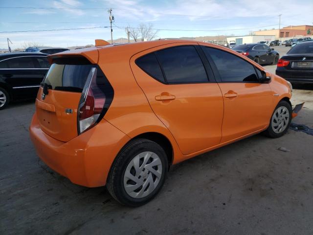 JTDKDTB31G1128760 - 2016 TOYOTA PRIUS C ORANGE photo 3