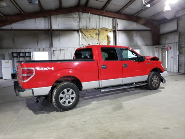 1FTFW1EF1EFC81239 - 2014 FORD F150 SUPERCREW RED photo 3