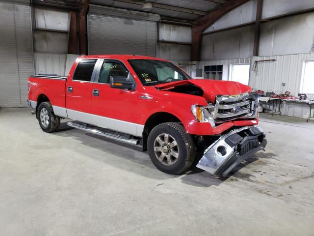 1FTFW1EF1EFC81239 - 2014 FORD F150 SUPERCREW RED photo 4