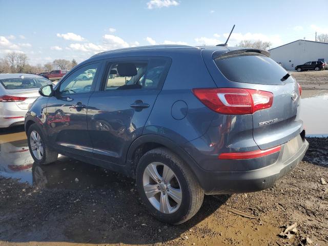 KNDPB3A28C7317501 - 2012 KIA SPORTAGE BASE BLUE photo 2