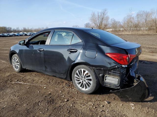 2T1BURHE0HC859379 - 2017 TOYOTA COROLLA L BLACK photo 2