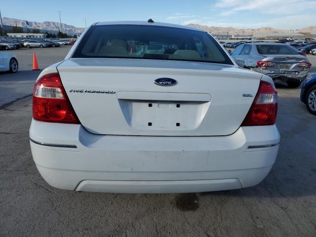 1FAHP24107G149674 - 2007 FORD FIVE HUNDR SEL WHITE photo 6