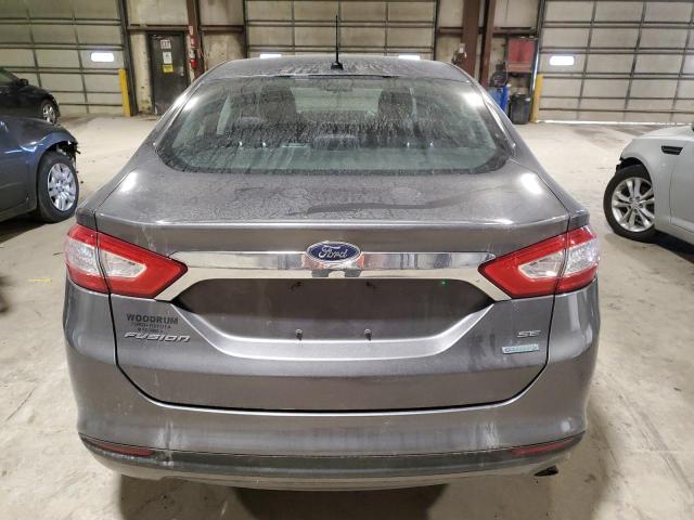 1FA6P0HD5E5365500 - 2014 FORD FUSION SE GRAY photo 6