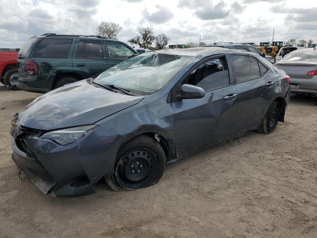 2T1BURHE6KC198917 - 2019 TOYOTA COROLLA L GRAY photo 1