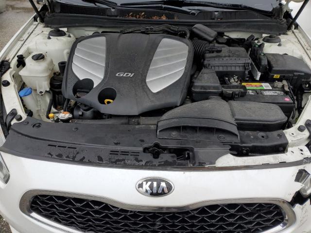 KNALN4D76E5139621 - 2014 KIA CADENZA PREMIUM WHITE photo 11