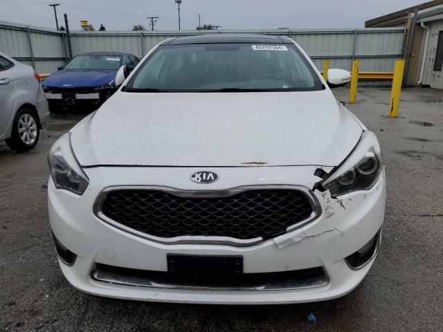 KNALN4D76E5139621 - 2014 KIA CADENZA PREMIUM WHITE photo 5