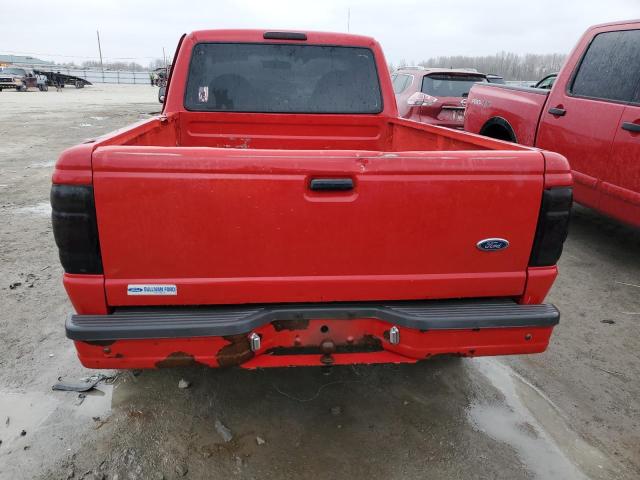 1FTYR10C4XPA02442 - 1999 FORD RANGER RED photo 6