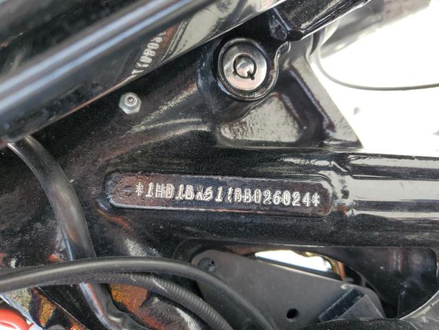 1HD1BX511BB026024 - 2011 HARLEY-DAVIDSON FLSTF BLACK photo 10