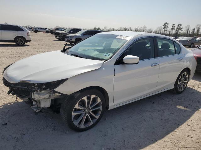 1HGCR2F5XFA248858 - 2015 HONDA ACCORD SPORT WHITE photo 1