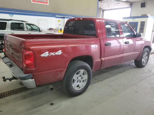 1D7HW48NX6S630295 - 2006 DODGE DAKOTA QUAD SLT RED photo 3