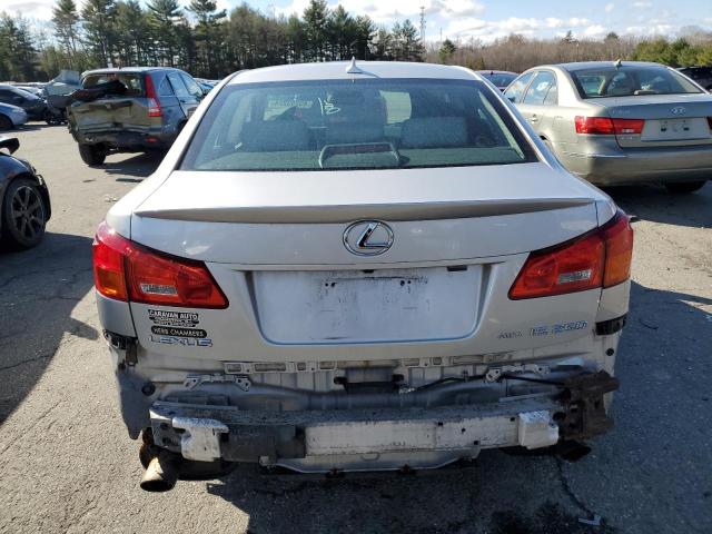 JTHCK262895034147 - 2009 LEXUS IS 250 SILVER photo 6