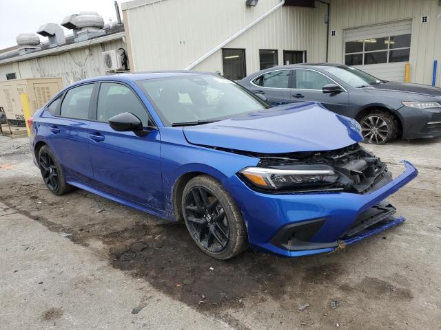 2HGFE2F5XRH501286 - 2024 HONDA CIVIC SPORT BLUE photo 4