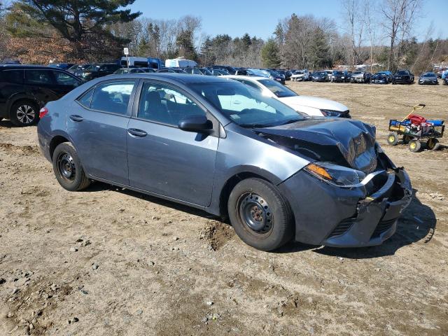 2T1BURHE4EC120396 - 2014 TOYOTA COROLLA L GRAY photo 4