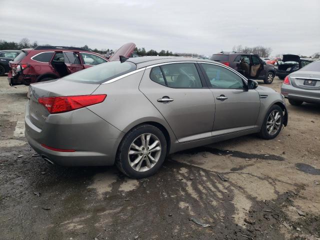 5XXGN4A7XDG104292 - 2013 KIA OPTIMA EX GRAY photo 3