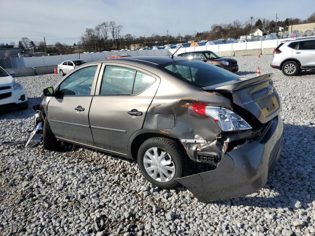 3N1CN7AP4HL903594 - 2017 NISSAN VERSA S GRAY photo 2