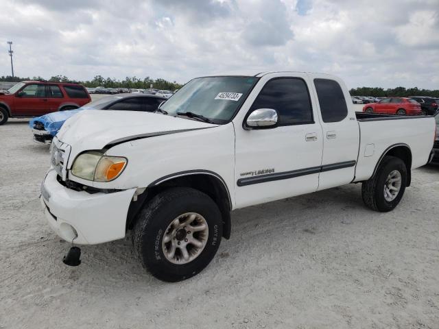 5TBRU34145S443507 - 2005 TOYOTA TUNDRA ACCESS CAB SR5 WHITE photo 1
