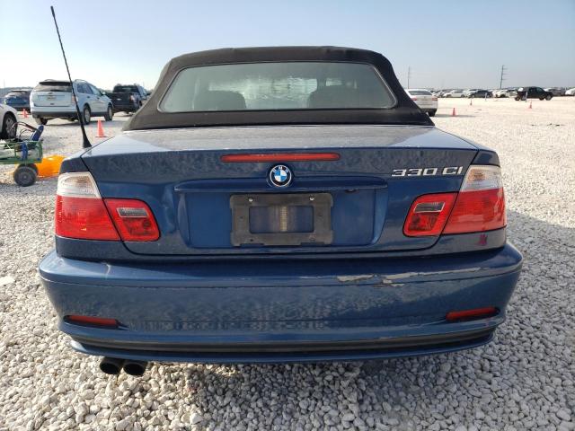 WBABS53442EV88146 - 2002 BMW 330 CI BLUE photo 6