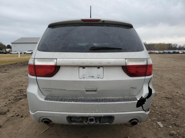 1C4SDJCT1CC147195 - 2012 DODGE DURANGO R/T SILVER photo 6