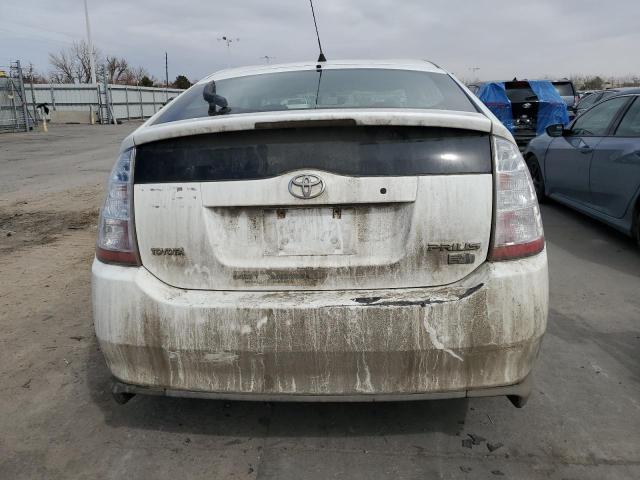 JTDKB20U283419298 - 2008 TOYOTA PRIUS WHITE photo 6