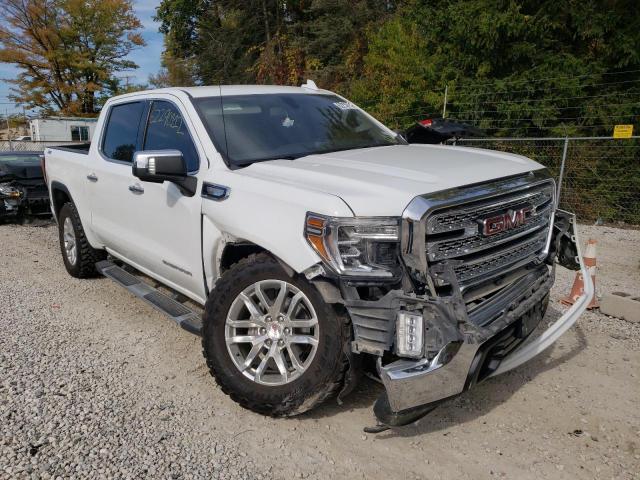 3GTU9DEDXKG116069 - 2019 GMC SIERRA K1500 SLT WHITE photo 1