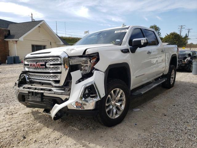 3GTU9DEDXKG116069 - 2019 GMC SIERRA K1500 SLT WHITE photo 2