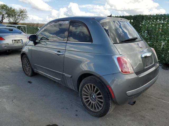 3C3CFFCR1CT108602 - 2012 FIAT 500 LOUNGE GRAY photo 2