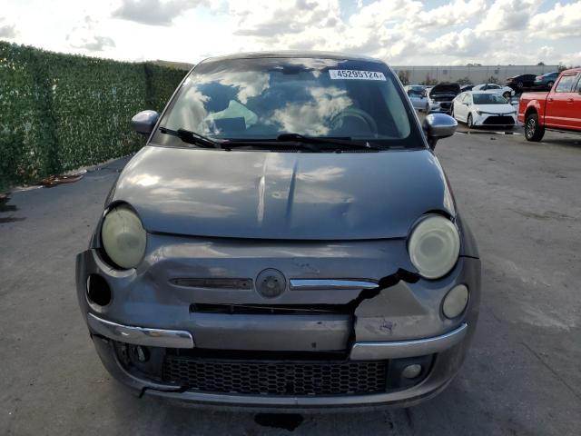 3C3CFFCR1CT108602 - 2012 FIAT 500 LOUNGE GRAY photo 5