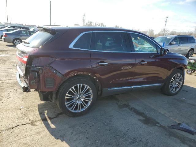 2LMPJ8LR2HBL13260 - 2017 LINCOLN MKX RESERVE برغندي صورة 3