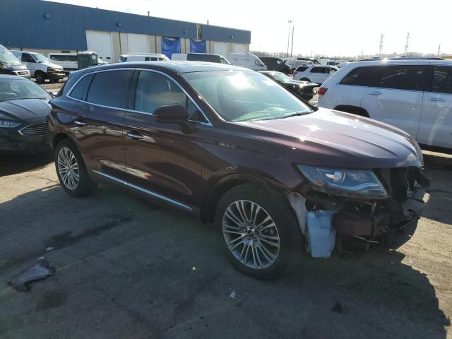 2LMPJ8LR2HBL13260 - 2017 LINCOLN MKX RESERVE برغندي صورة 4