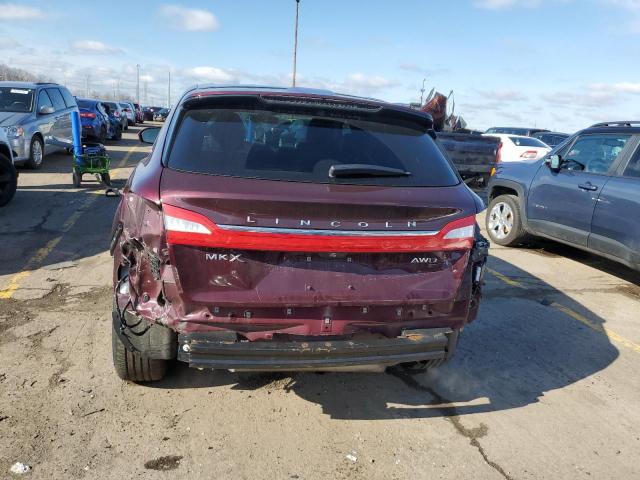 2LMPJ8LR2HBL13260 - 2017 LINCOLN MKX RESERVE BURGUNDY photo 6