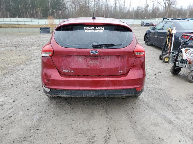 1FADP3K29GL312085 - 2016 FORD FOCUS SE RED photo 6