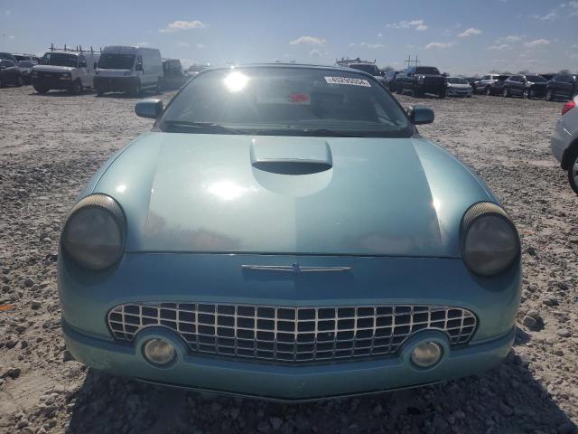 1FAHP60AX2Y100675 - 2002 FORD THUNDERBIR TURQUOISE photo 5