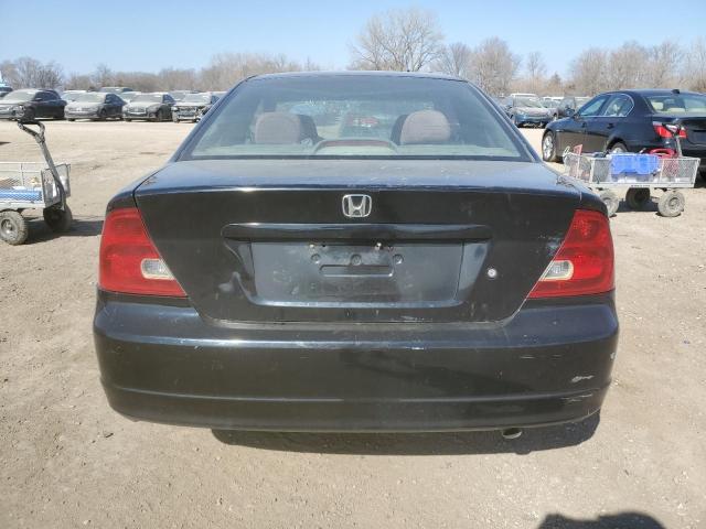 1HGEM22513L000088 - 2003 HONDA CIVIC LX BLACK photo 6