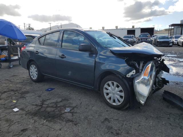 3N1CN7AP1FL800498 - 2015 NISSAN VERSA S TEAL photo 4