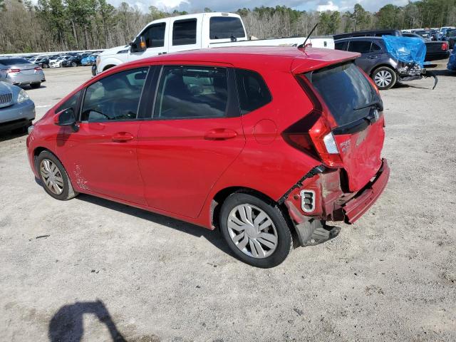 3HGGK5H50FM775363 - 2015 HONDA FIT LX RED photo 2