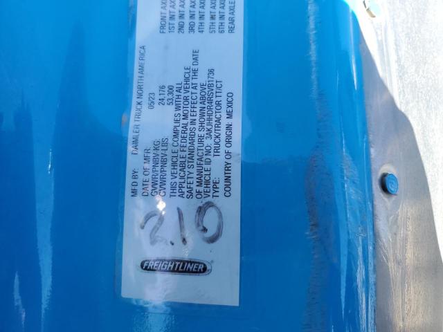 3AKJHHDR4RSVB1736 - 2024 FREIGHTLINER CASCADIA 1 Синій фото 10