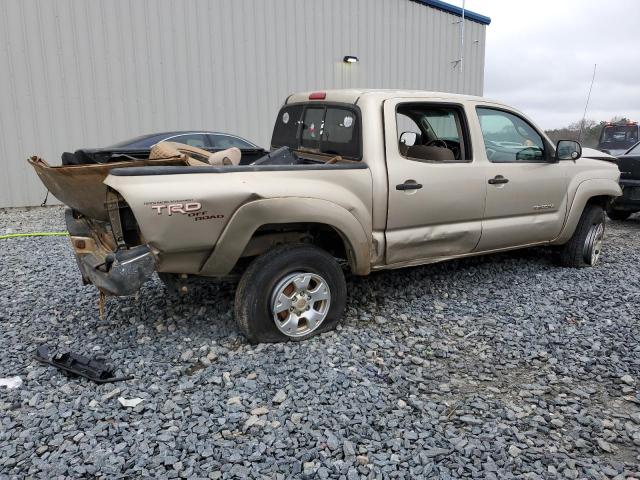 5TELU42N85Z098946 - 2005 TOYOTA TACOMA DOUBLE CAB BEIGE photo 3