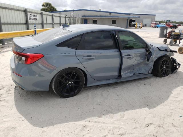 2HGFE2F53NH533006 - 2022 HONDA CIVIC SPORT GRAY photo 3