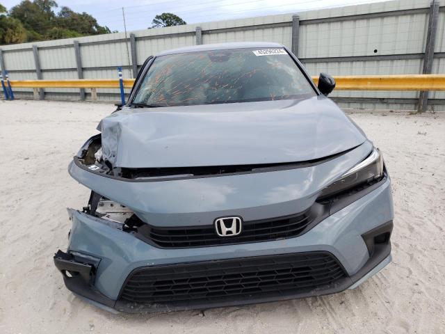 2HGFE2F53NH533006 - 2022 HONDA CIVIC SPORT GRAY photo 5