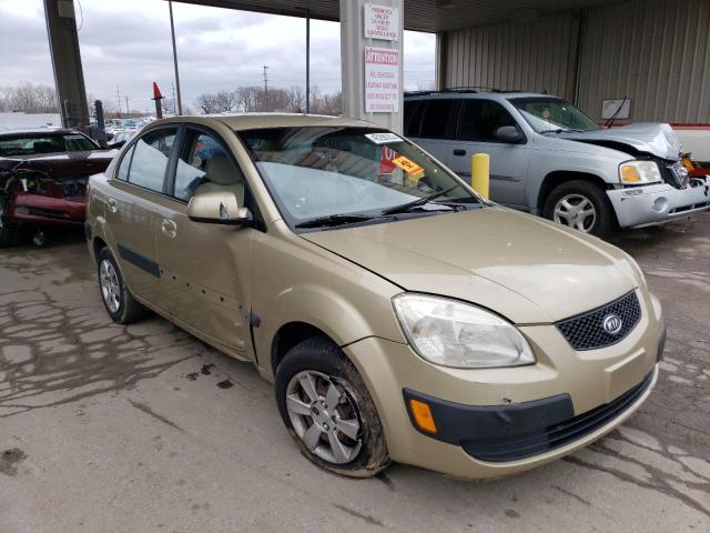 KNADE123776187029 - 2007 KIA RIO BASE GOLD photo 4