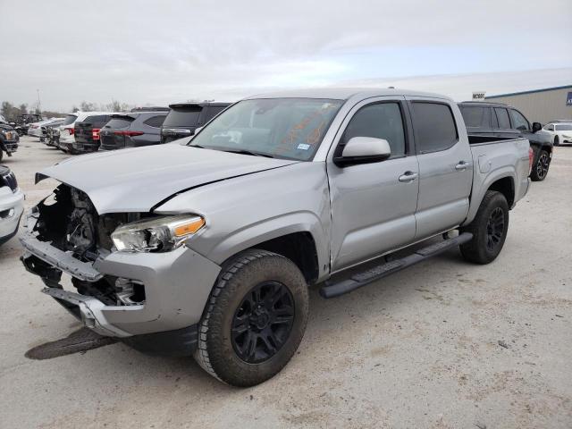 5TFAX5GN0KX141546 - 2019 TOYOTA TACOMA DOUBLE CAB SILVER photo 1