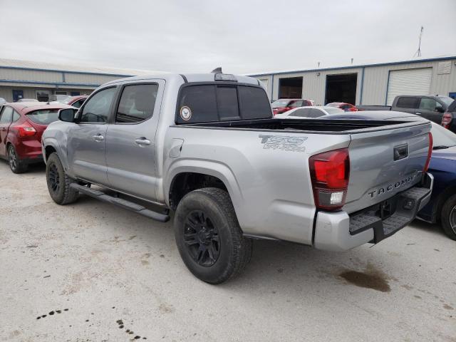 5TFAX5GN0KX141546 - 2019 TOYOTA TACOMA DOUBLE CAB SILVER photo 2