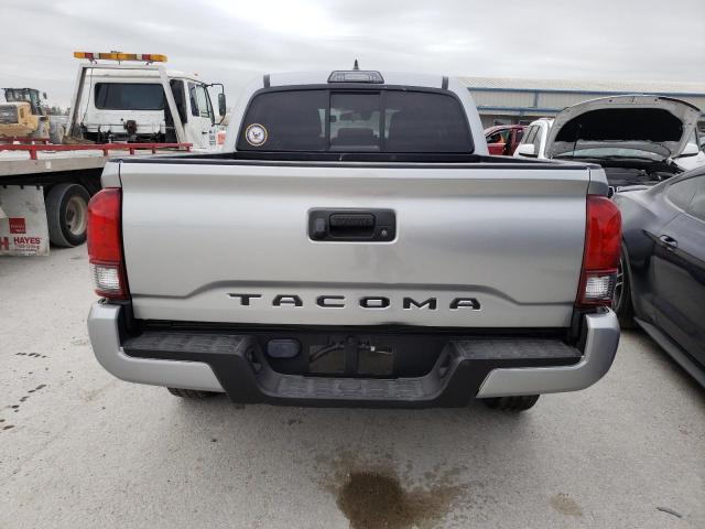 5TFAX5GN0KX141546 - 2019 TOYOTA TACOMA DOUBLE CAB SILVER photo 6