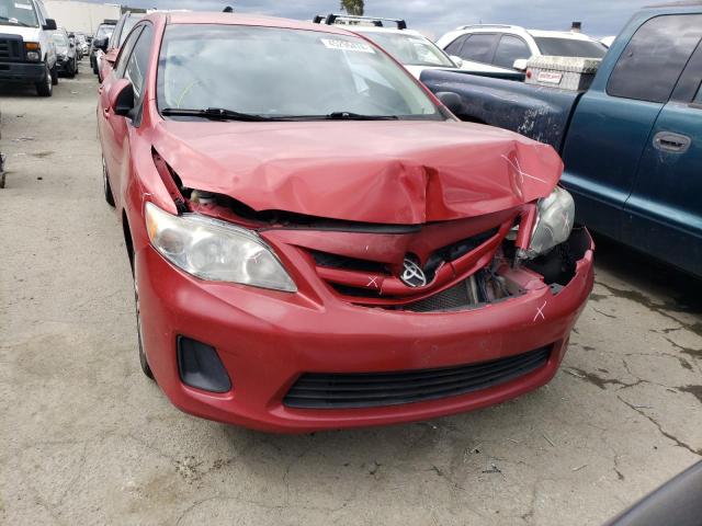 5YFBU4EE3CP068893 - 2012 TOYOTA COROLLA BASE RED photo 5