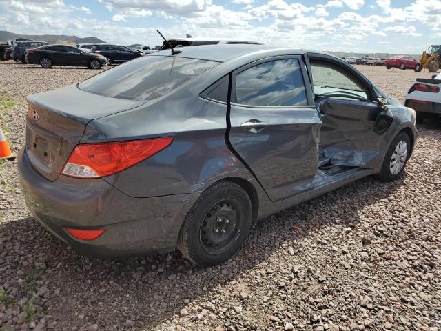 KMHCT4AE1DU303689 - 2013 HYUNDAI ACCENT GLS GRAY photo 3