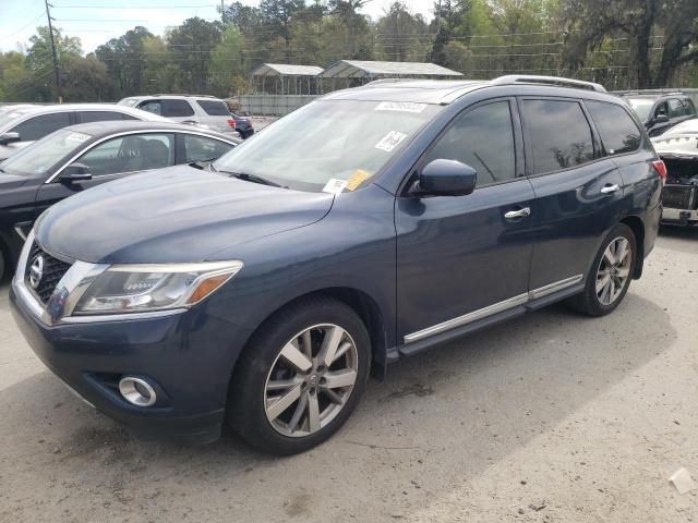 5N1AR2MN8GC602676 - 2016 NISSAN PATHFINDER S 蓝色 照片 1