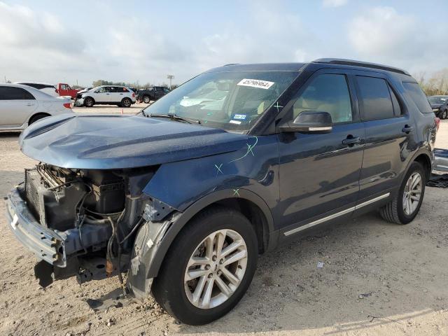 1FM5K7DH6GGB27275 - 2016 FORD EXPLORER XLT BLUE photo 1